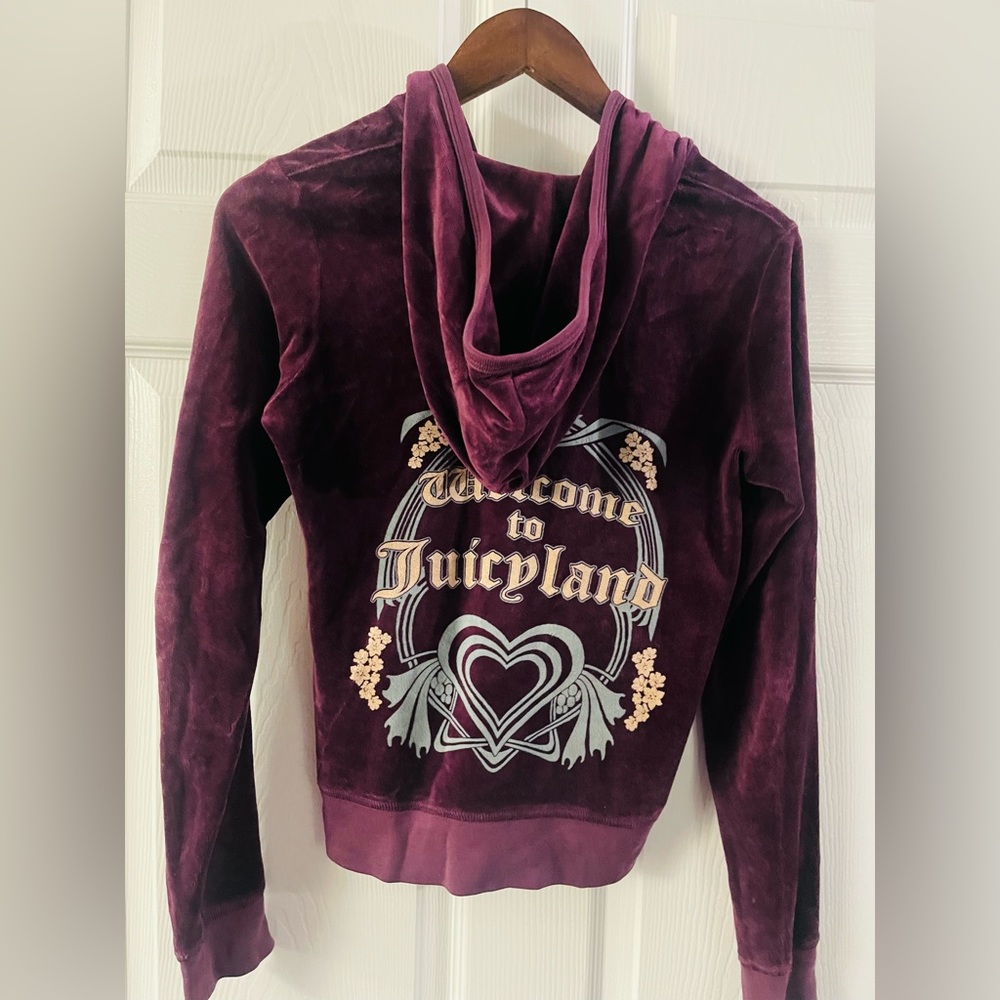 Juicy Couture Purple Velvet Jacket